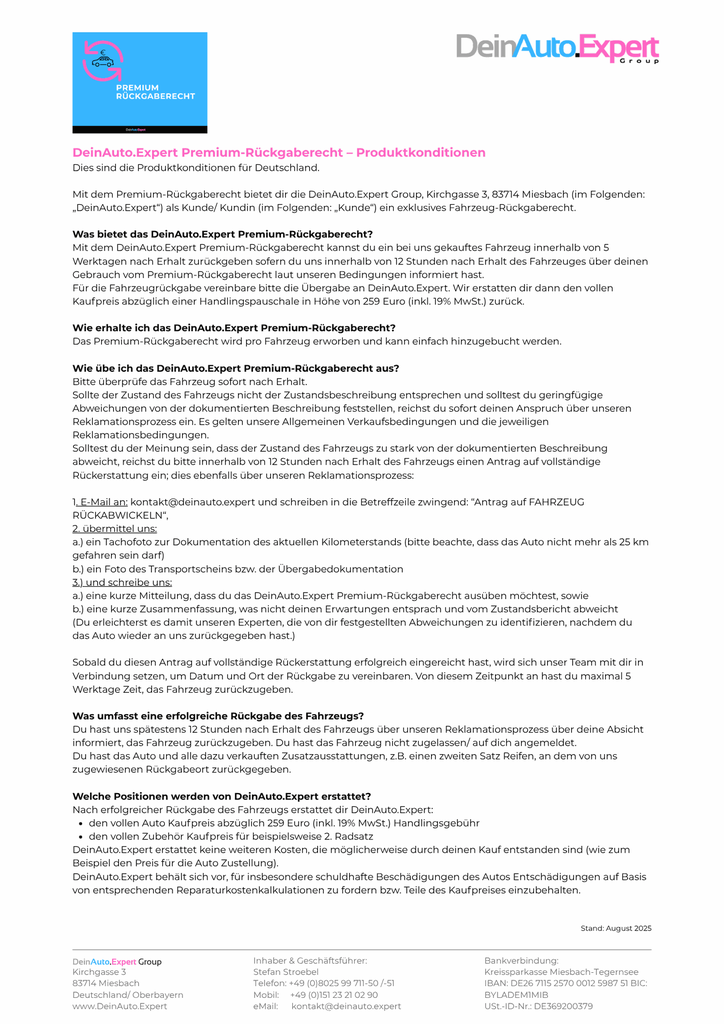 DeinAuto.Expert Premium-Rückgaberecht – Produktkonditionen Stand August 2025.webp